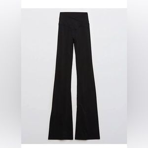 Aerie high waisted crossover flare leggings